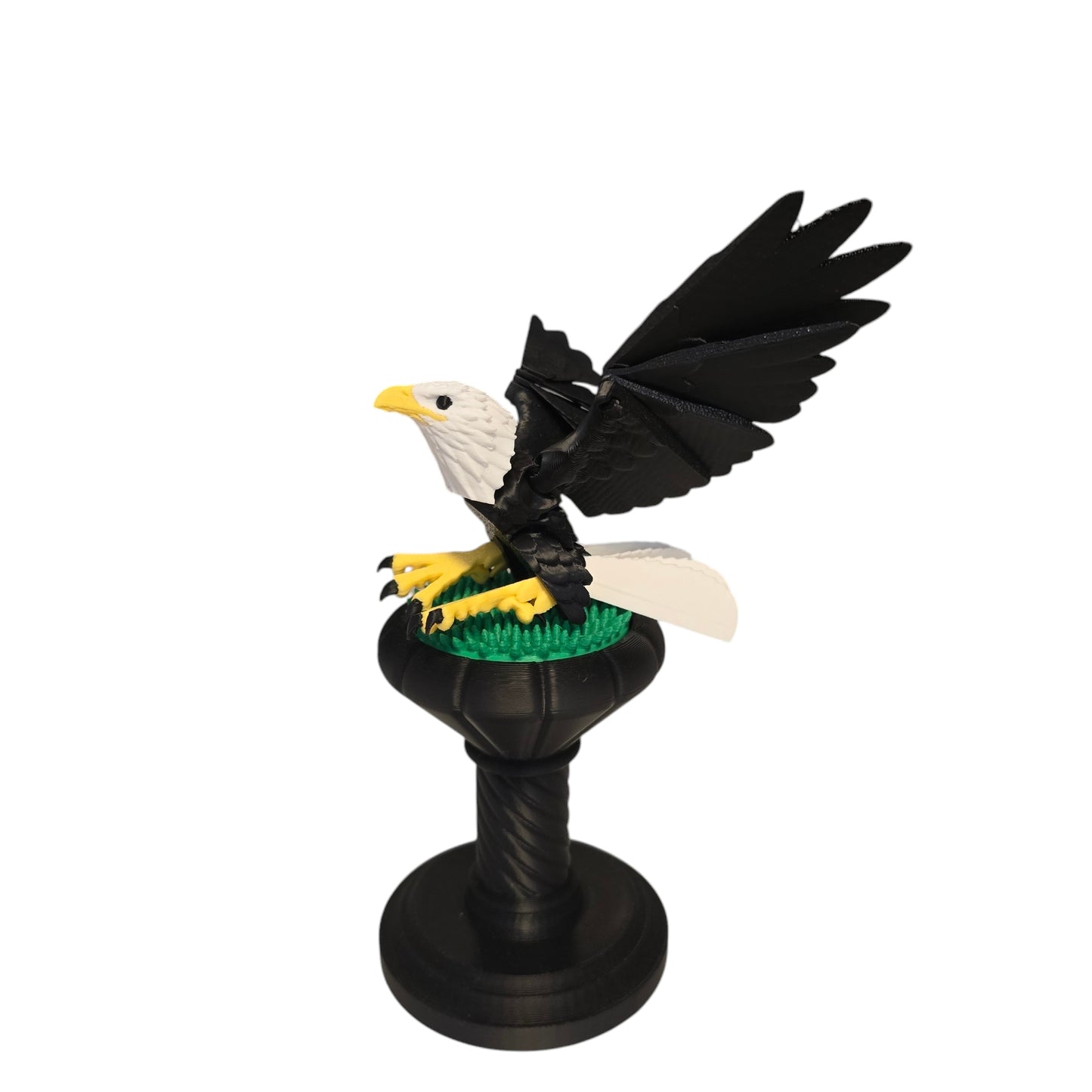 Bald Eagle Multi Color with Stand