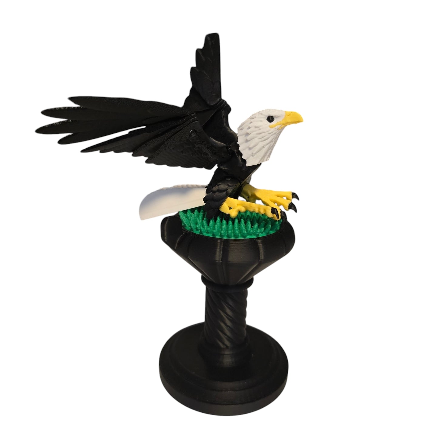Bald Eagle Multi Color with Stand